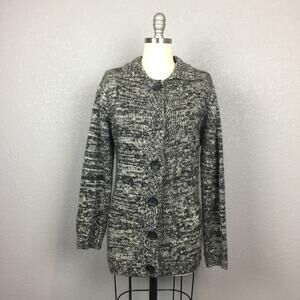 •Carol Rose• Black & Gray Mixed Knit Sweater